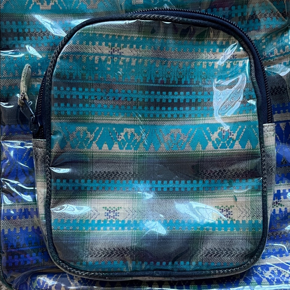 Roller Rabbit Little Kid Blue/Green Patterned Lenny Backpack - Picture 2 of 9